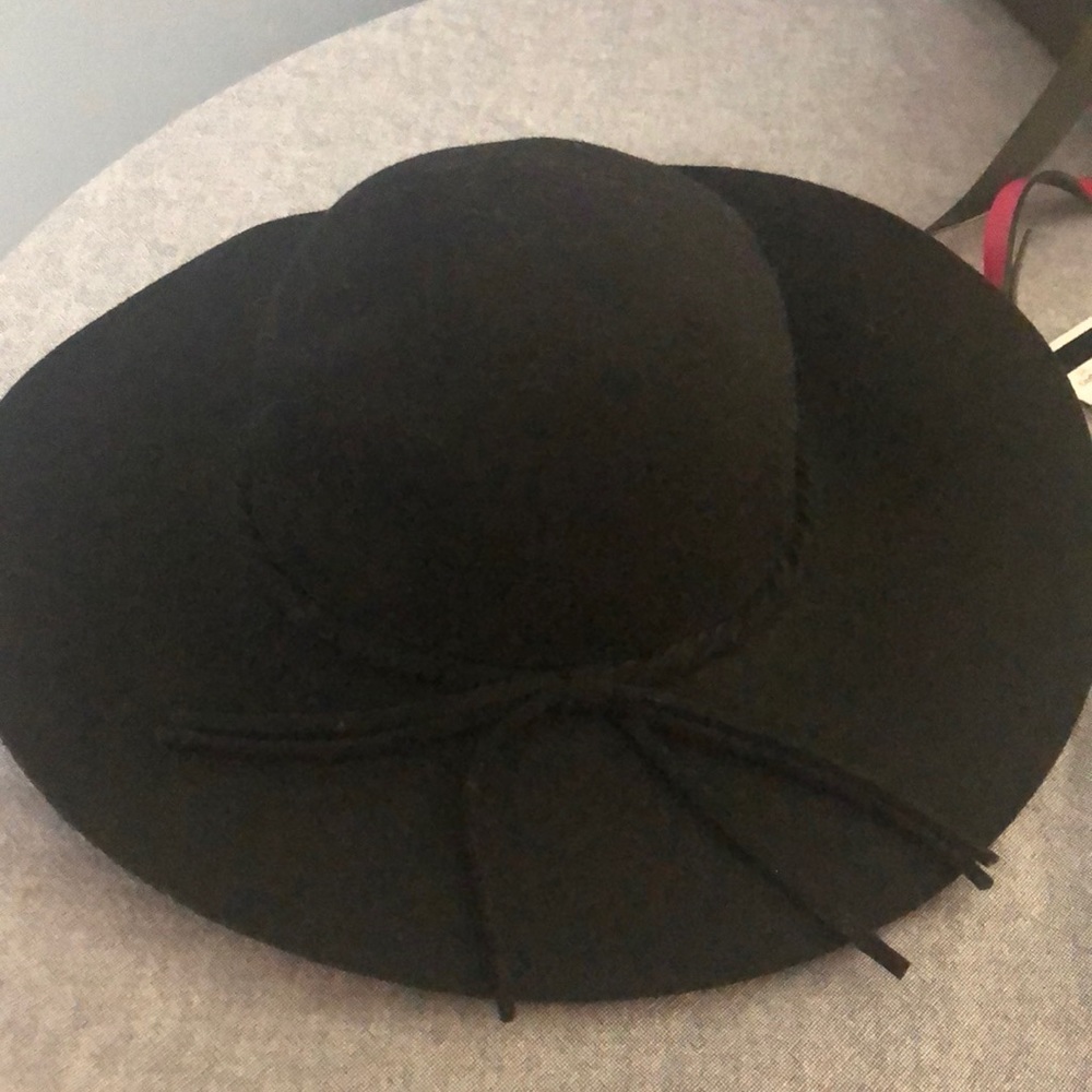Black Wool Hat + free gray hat same style